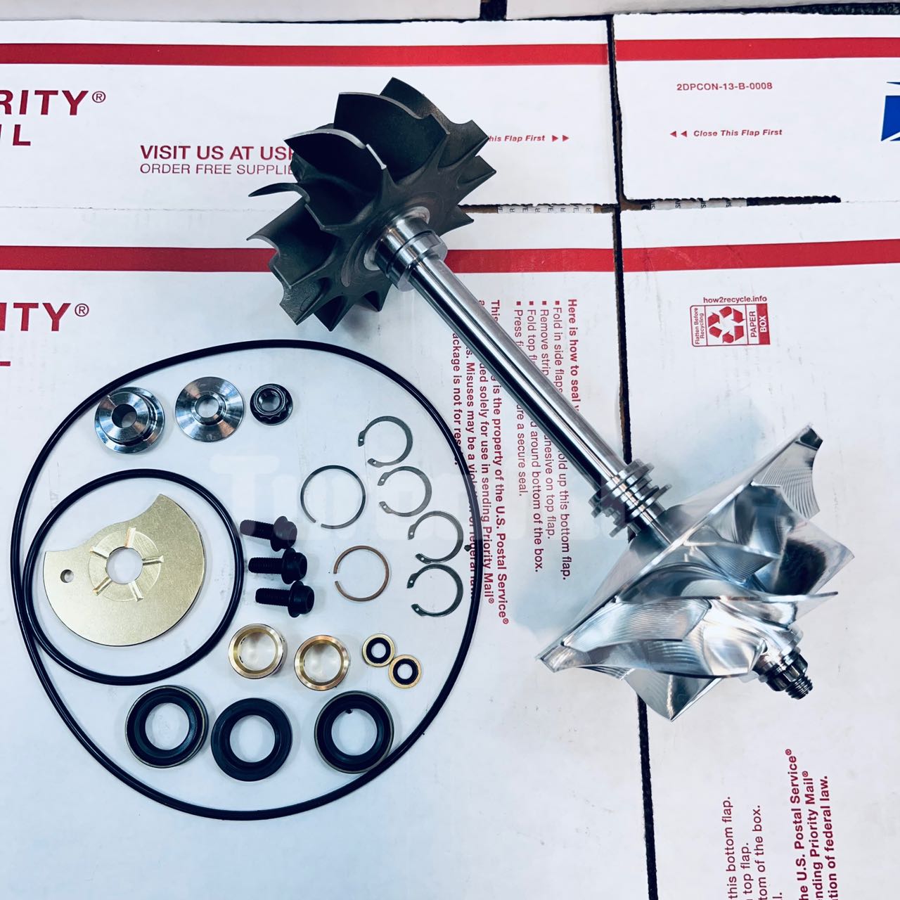 Turbo Repair Rebuild Kit For HE451V for 2005-15 Cummins ISX QSX 2882004 2882111