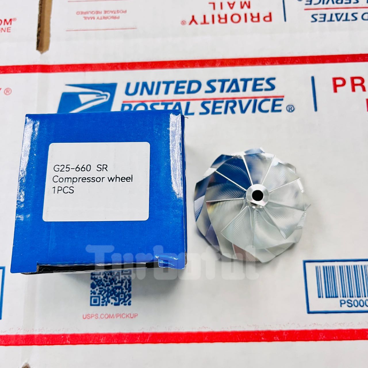 Billet Point Milled Turbo Compressor Wheel for G25-660 Standard Rotation
