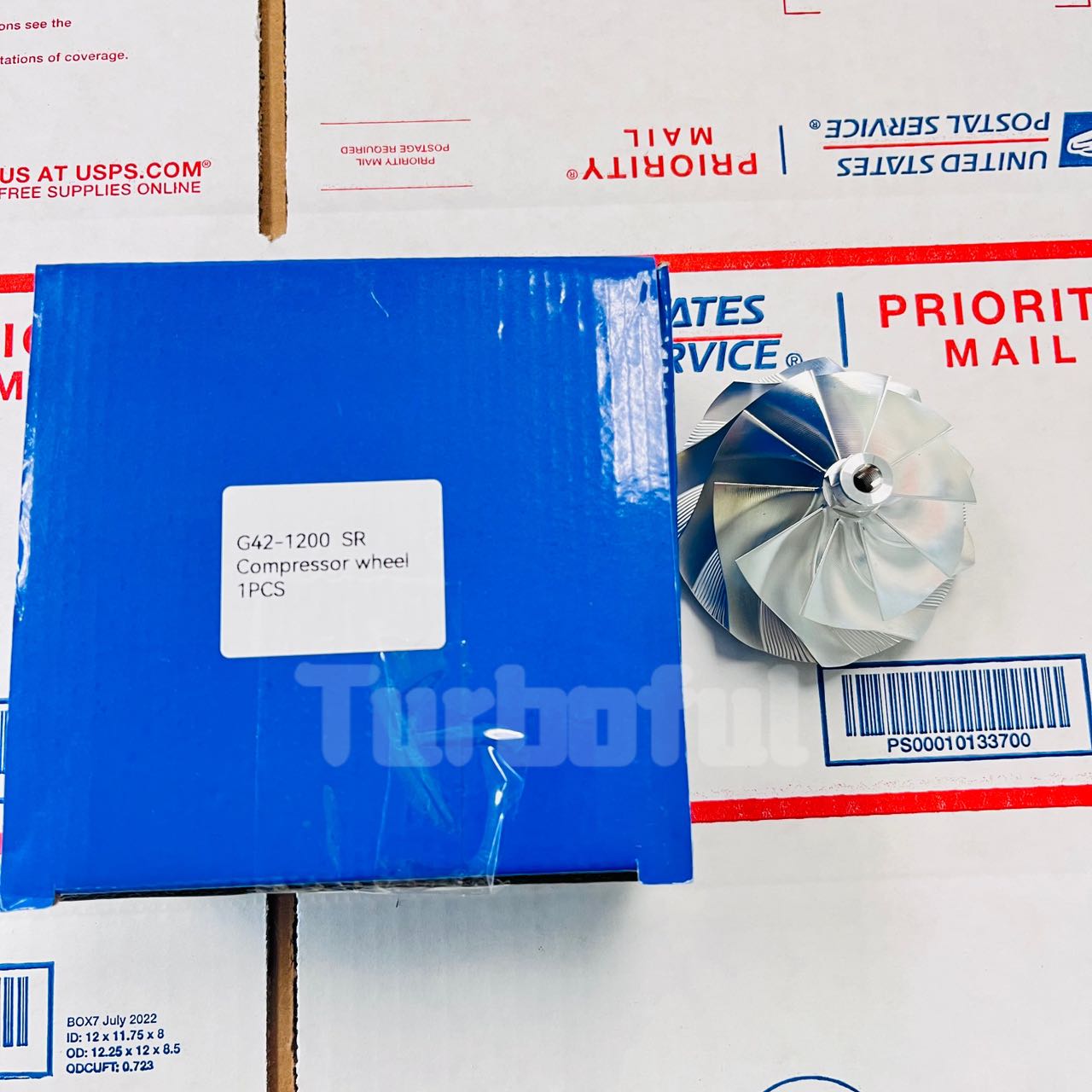 Billet Point Milled Turbo Compressor Wheel for G421200 Standard Rotation