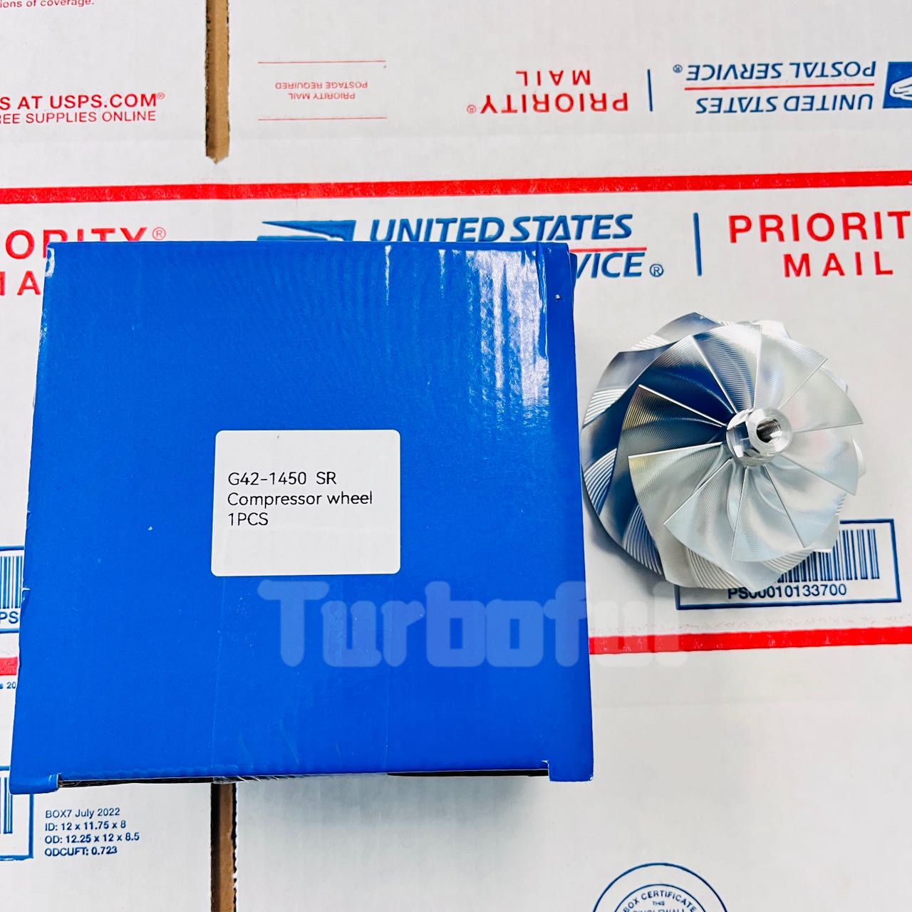 Billet Point Milled Turbo Compressor Wheel for G421450 Standard Rotation