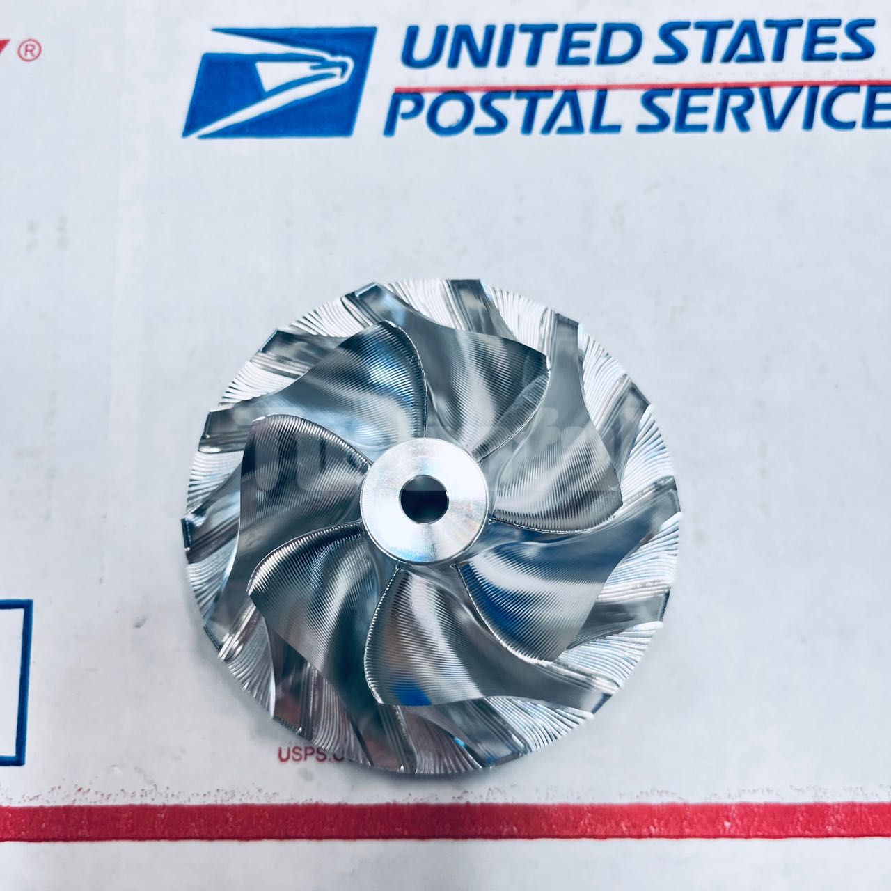 Billet Point Milled Turbo Compressor wheel for Cummins X15 HE400VG 5459710