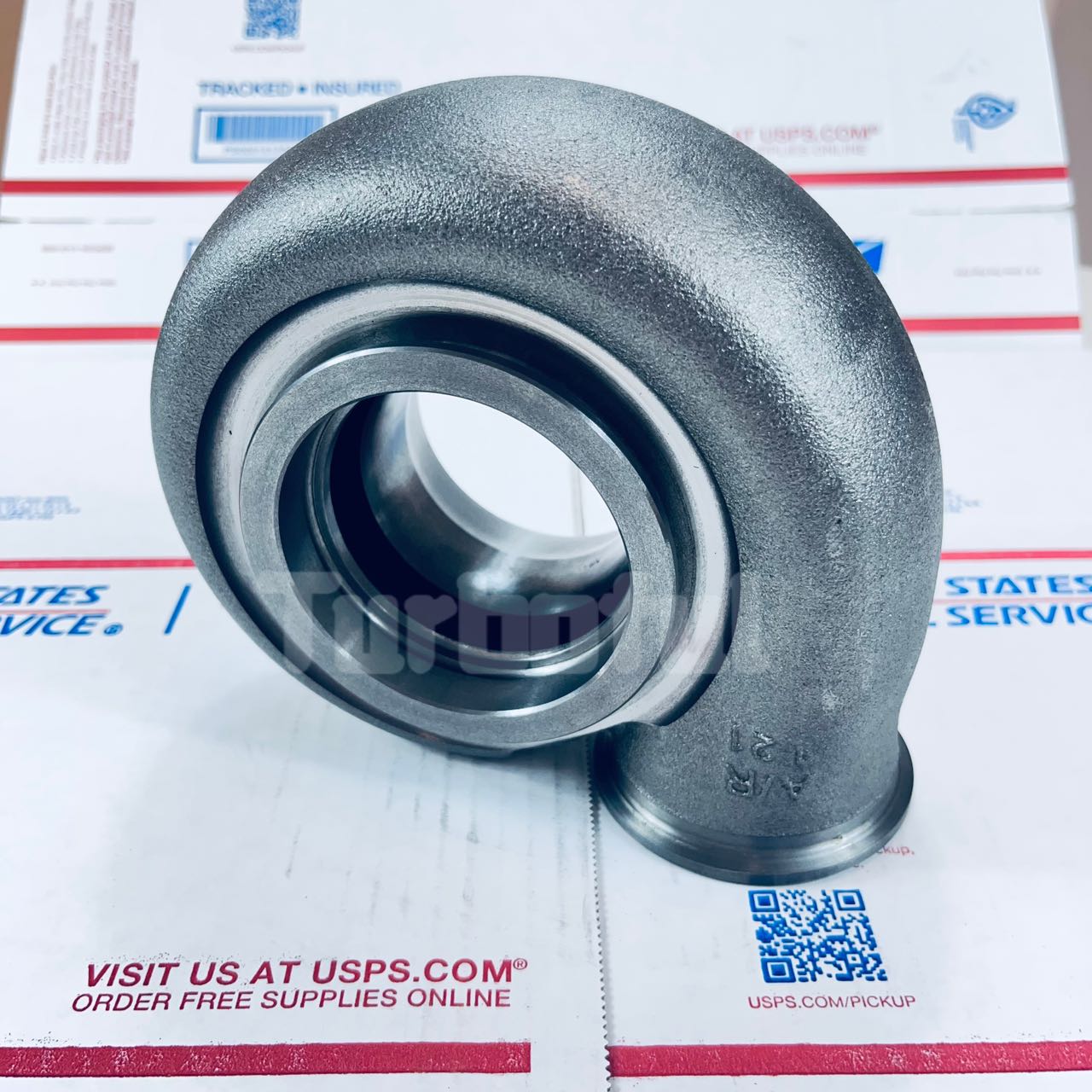 Cast Iron Turbine Housing G35-900 A/R 1.21 Reverse Rotation V-Band
