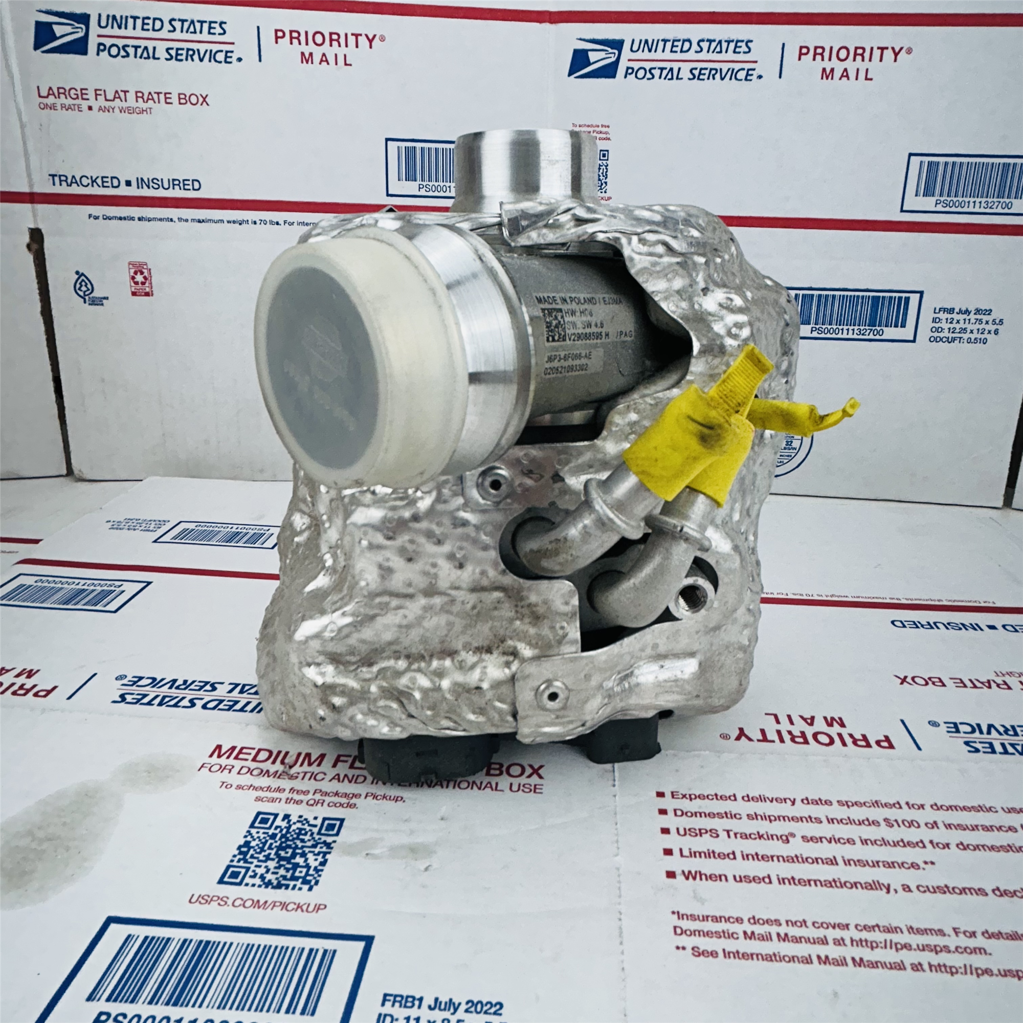 USED TURBO J6P36F066AE J6P3-6F066-AE FOR JAGUAR LAND ROVER 3.0