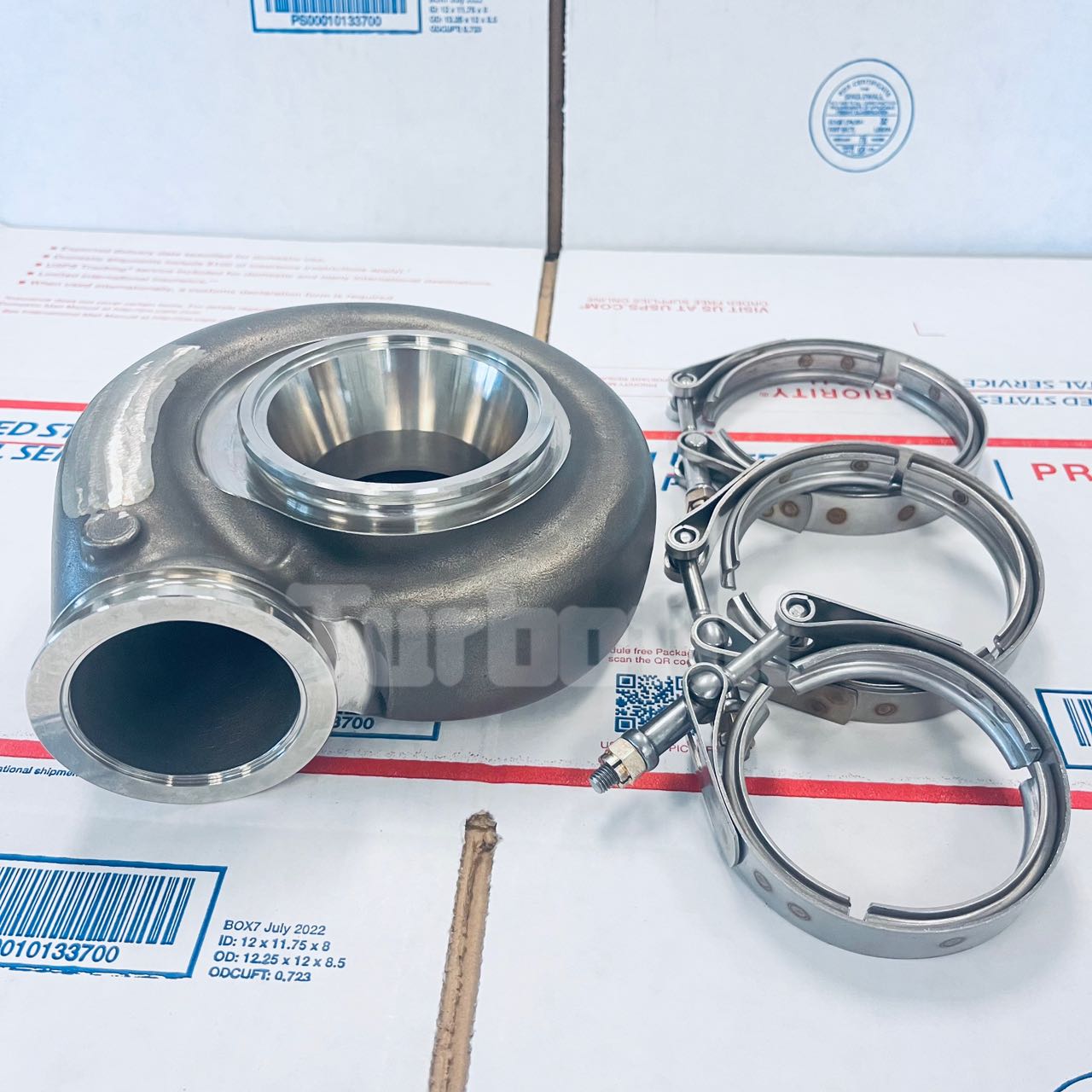 Stainless Steel Turbine Housing for G30660 A/R 1.21 VBand Reverse Rotation