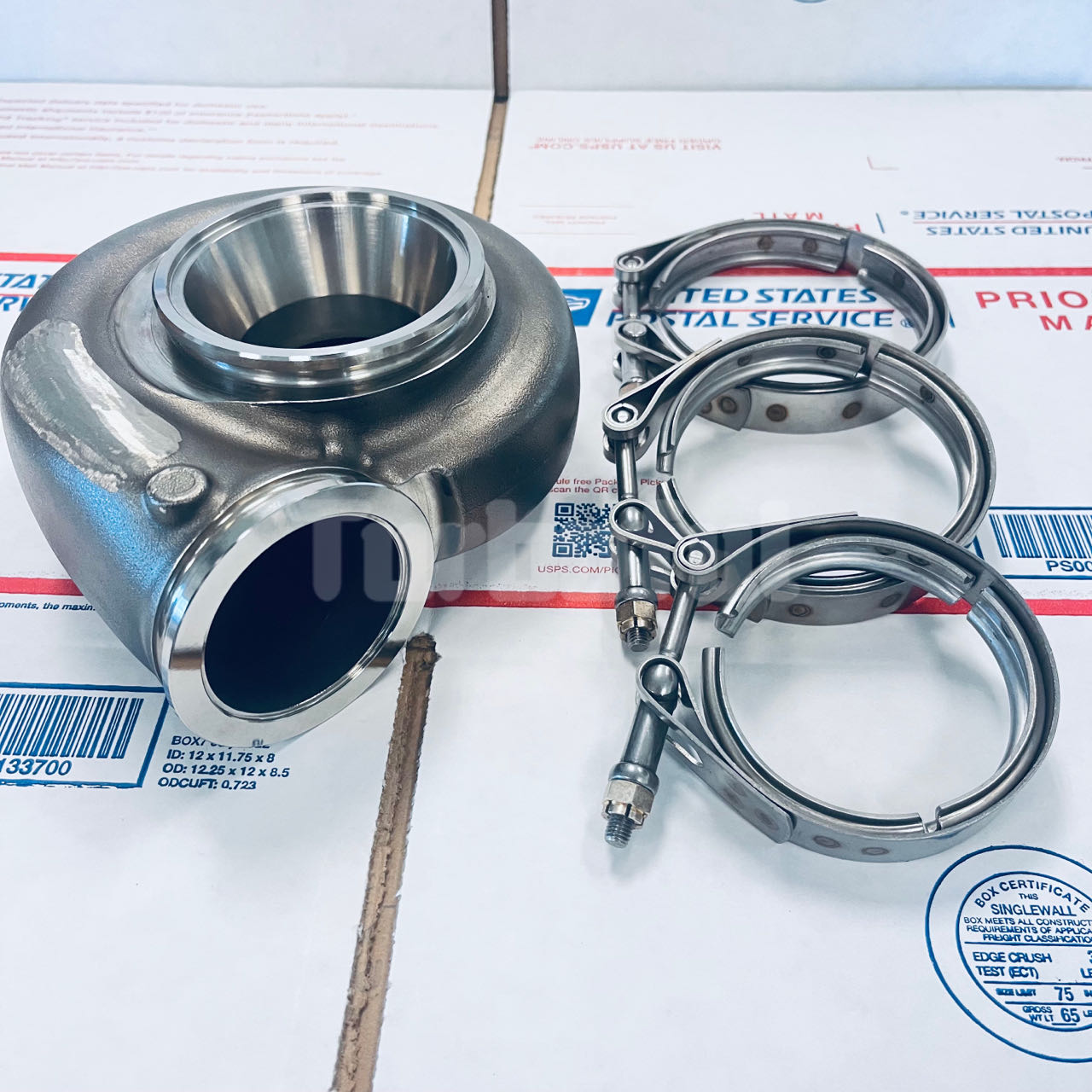 Stainless Steel Turbine Housing for G30900 A/R 1.01 VBand Reverse Rotation